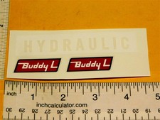 Buddy L Hydraulic Dump Truck Replacement Sticker Set BL-216