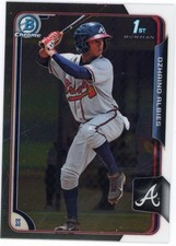 2015 Bowman Chrome Prospect Rookie Ozzie Albies #71 Braves