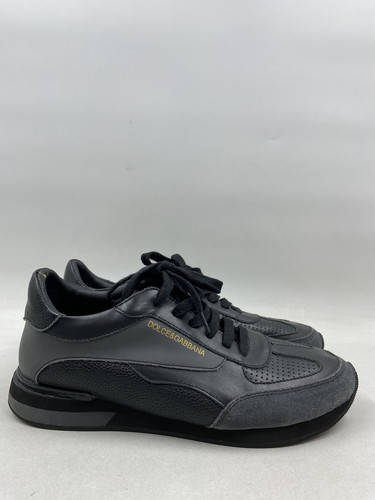 Dolce&Gabbana Black Leather Sneaker M 9