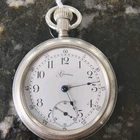 Antique Americus Pocket Watch - Swiss Made - Running - Large Sub-Second Dial