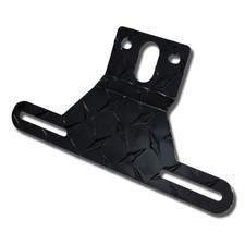 Universal Trailer License Plate Bracket Frame, Holder, Black