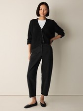 EILEEN FISHER Cotton Stretch Denim Arch Pant new