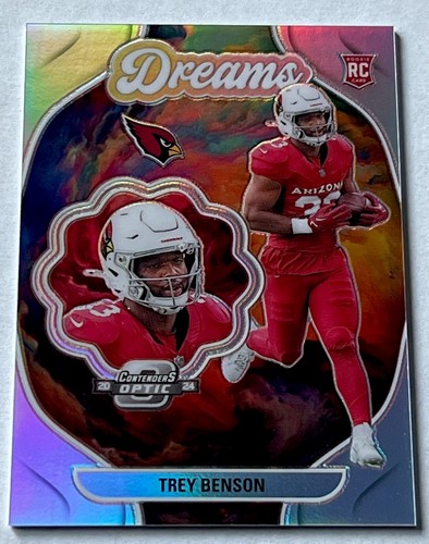 2024 Contenders Optic TREY BENSON Silver Dreams Prizm #D-TBN RC SP - Cardinals