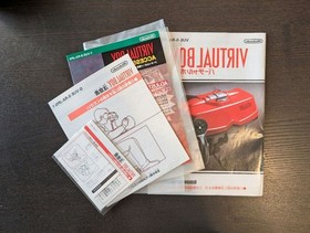 Nintendo Virtual Boy Software with AC Adapter Tap (All tested)