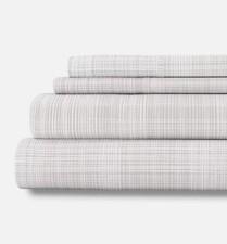 Ienjoy Home Gray Premium Ultra Soft The Timeless Pattern 4-Pc. Sheet Set, King