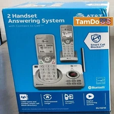 AT&T DL72210 2-Handset Cordless Phone, Answering System, Smart Call Blocker