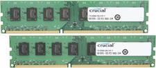 Crucial 8GB 2 x 4GB DDR3 1333 PC3 10600 Desktop Memory Model CT2KIT51264BA1339