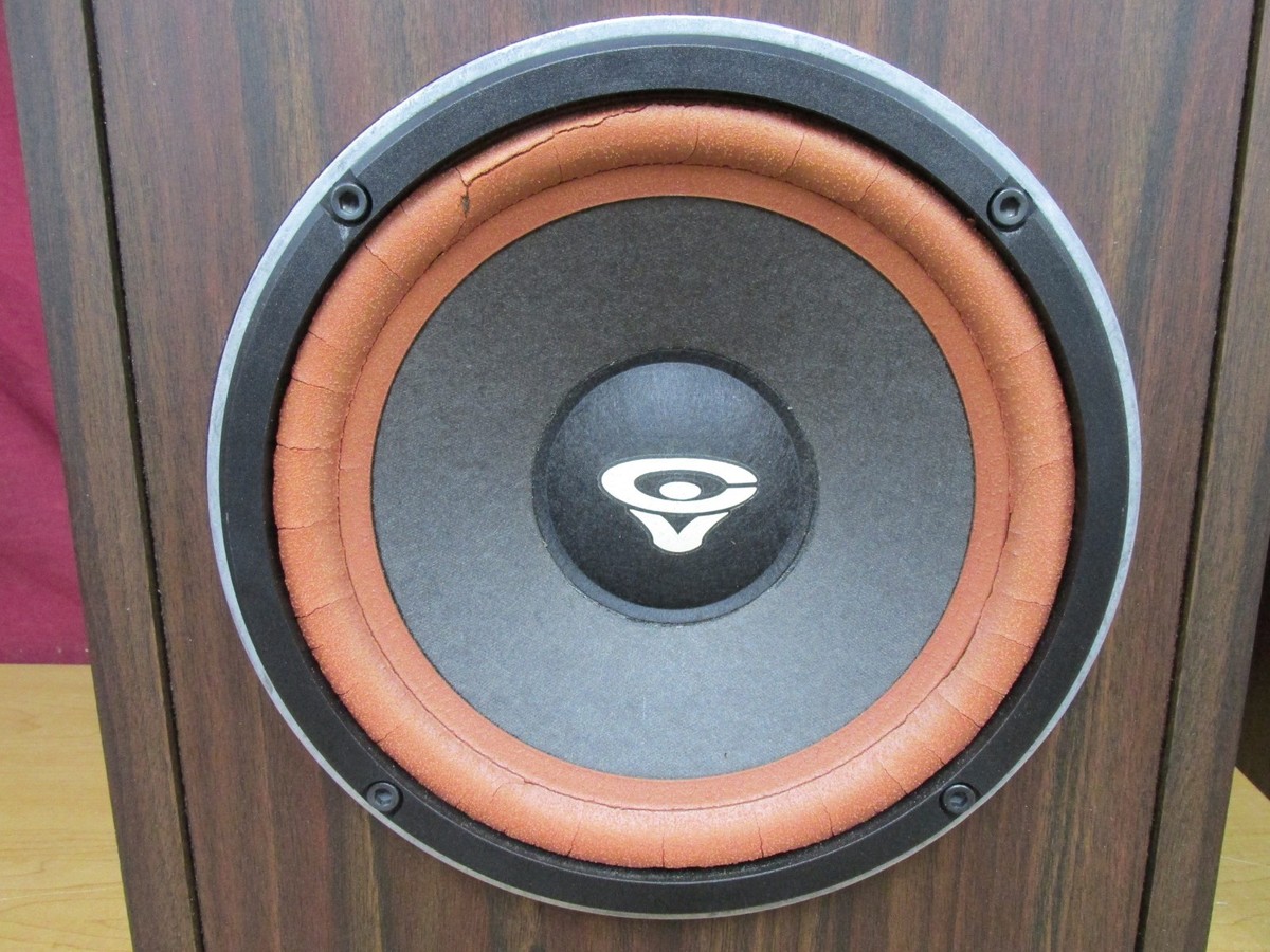 Cerwin-Vega VS-80 Speakers Pair 8” 2-Way Vintage USA Red Woofer