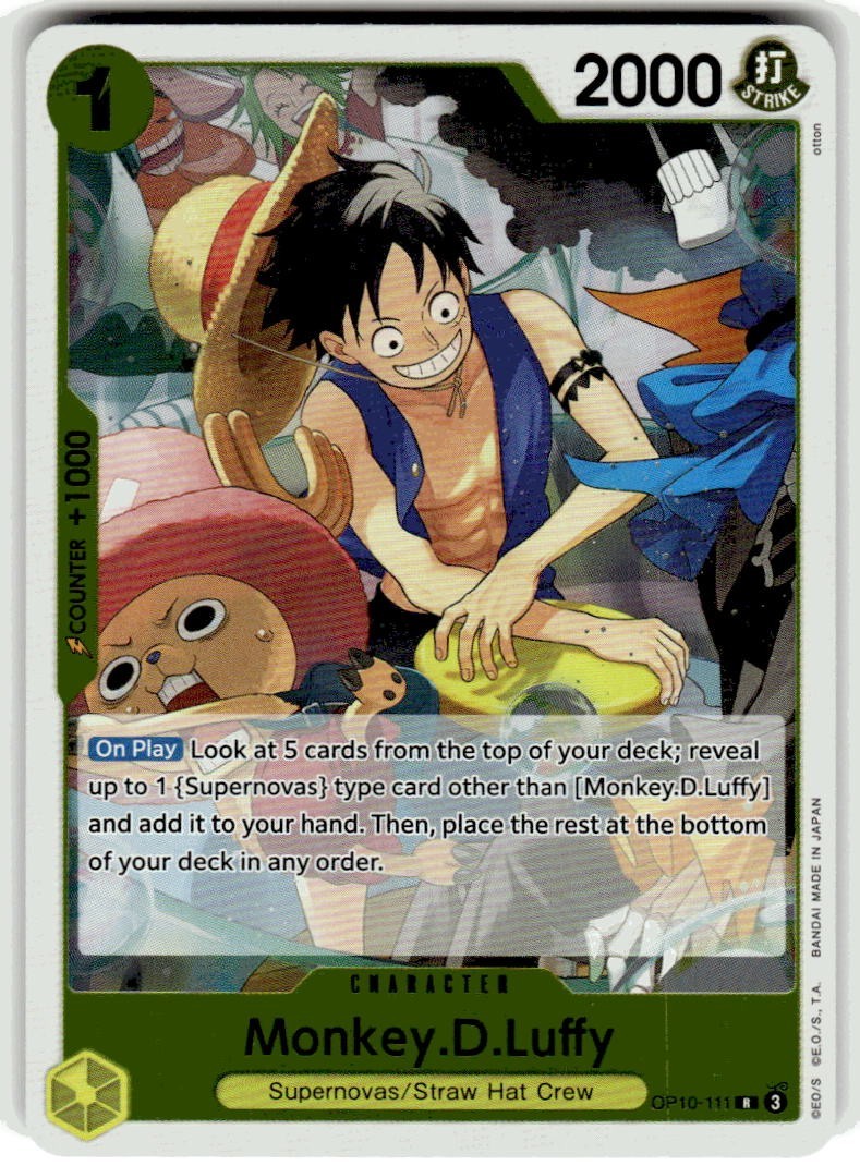 Monkey.D.Luffy OP10-111 Royal Blood One Piece TCG - English NM R Foil