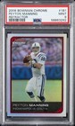 2006 BOWMAN CHROME REFRACTOR #181 PEYTON MANNING PSA 9