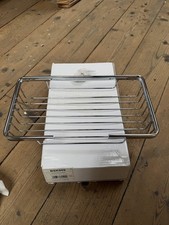 Better Bathrooms Lana Drench Wall Mounted Soap Dish Caddy Basket BSK009 Chrome