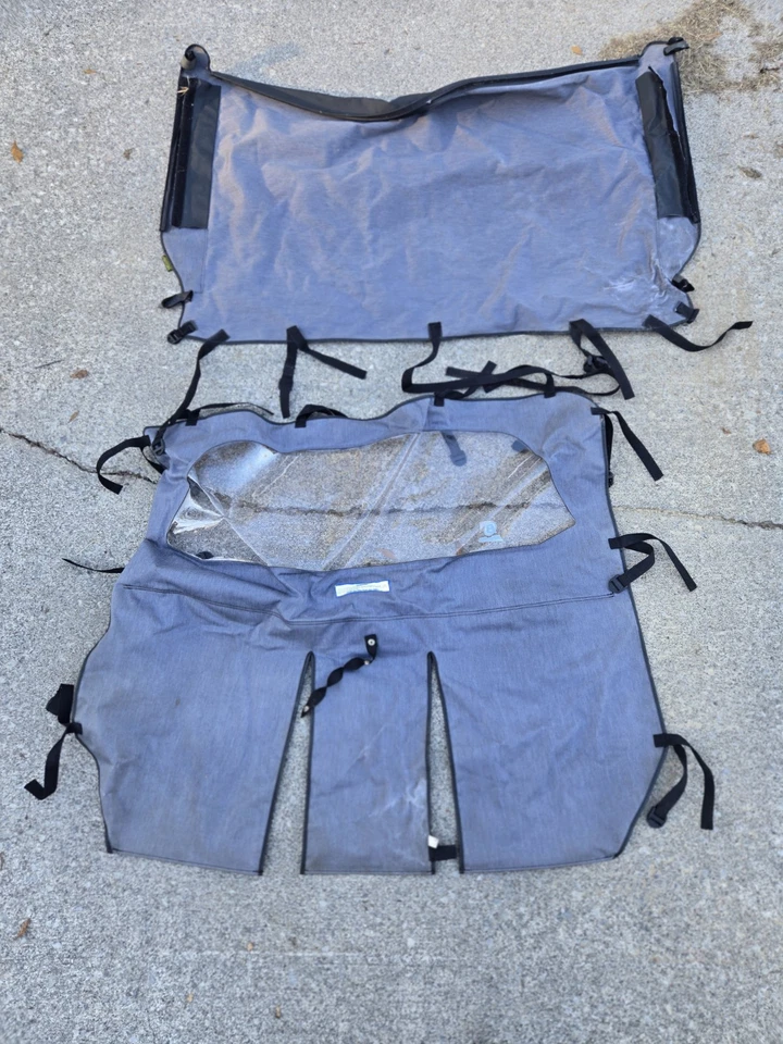 Bestop Jeep TJ Wrangler Bikini Top With Windjammer - Image 2 of 2