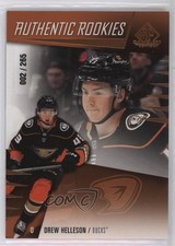 2023 Upper Deck SP Game Used Authentic Rookies Bronze 2/265 Drew Helleson 0l6f
