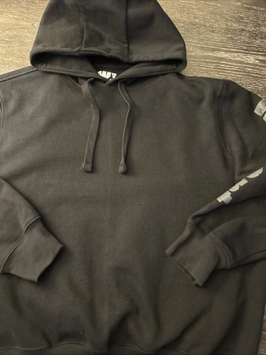 VETEMENTS Wells Lamont Felpa con Cappuccio Uomo Med Nero Pullover Felpa Manica Lunga Abbigliamento da Lavoro