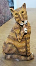 Marsha McCarthy Curiosity Cat Figurine