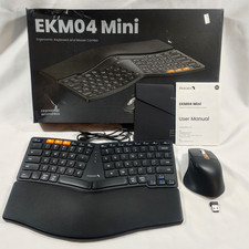 ProtoArc EKM04 Mini Ergonomic Keyboard  Mouse. 2.4ghz or Bluetooth