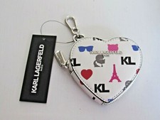 Karl Lagerfeld Paris HEART Zip Around Key Rin...