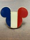 2008 French Disney Pin Mickey Head French Flag — photo 4