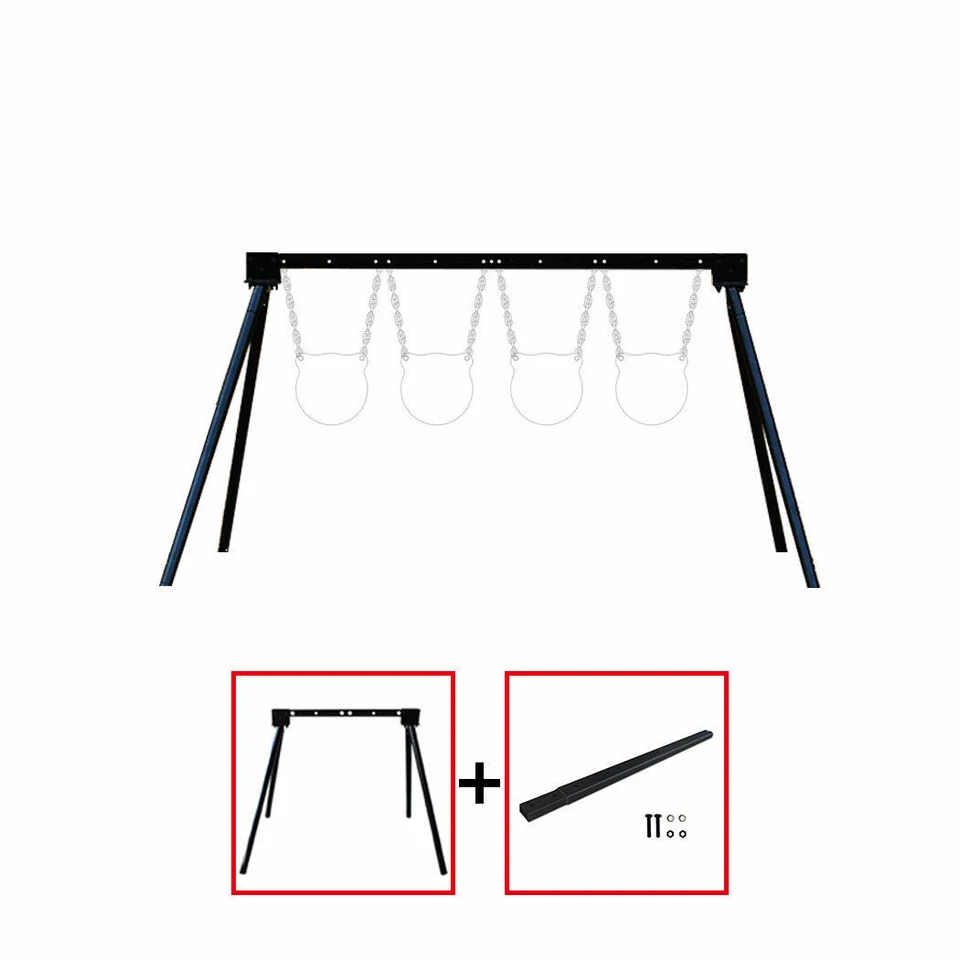 Highwild Steel Shooting Target Stand Extended in Width - for AR500 Metal Targets