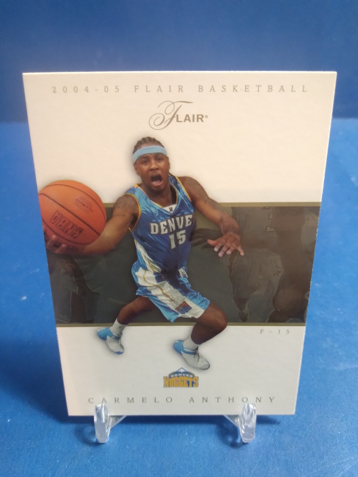 Carmelo Anthony 2004-05 Flair #44 Denver Nuggets