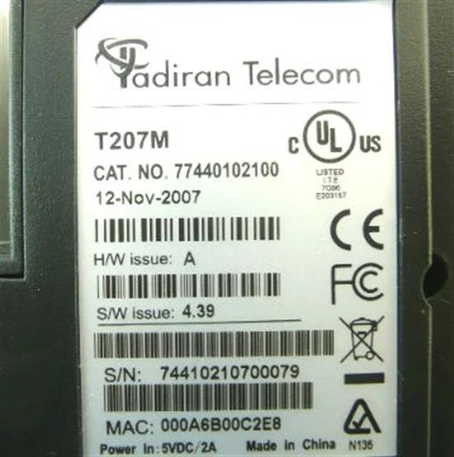 Tadiran T207M / 77440102100 (NIB) Phone - Image 3 of 3