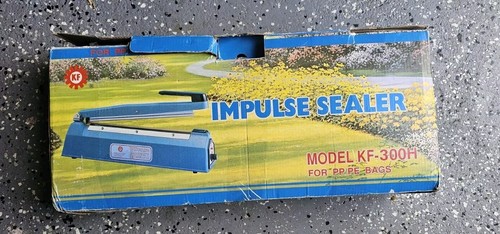 12" Hand Impuls Versiegelung Heißsiegelmaschine Poly Versiegelung Plastiktüte Element 120 V - Bild 1 von 2