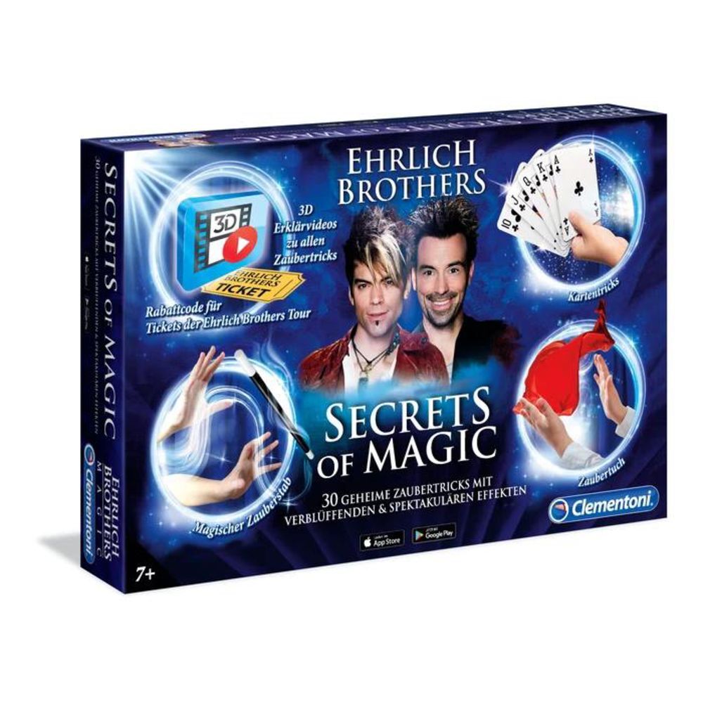 Clementoni Zauberkasten Secret of Magic Ehrlich Brothers Equipmente Zaubertricks 7490₽