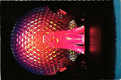 Vintage Postcard 4x6- Spaceship Eart, Beyond Epcot Center