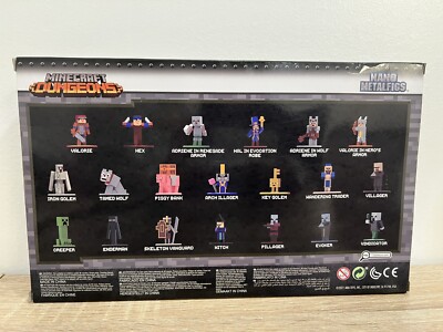 Jada Toys Minecraft Dungeons Nano Metalfigs Set of 20 Die Cast