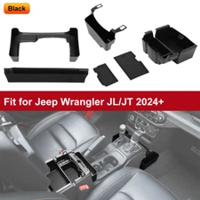4x Inner Accessories Organizer Gear Shift Storage Tray for Wrangler JL JT 2024+