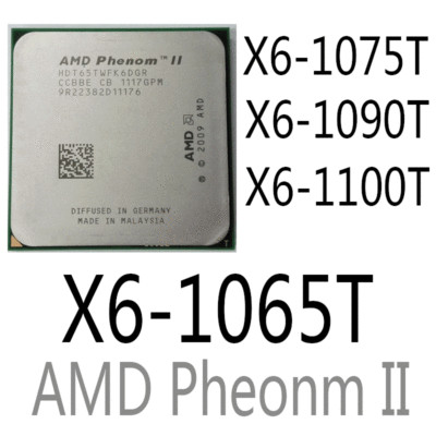 AMD Phenom II X6-1065T X6-1075T X6-1090T X6-1100T AMD CPU Processor | eBay