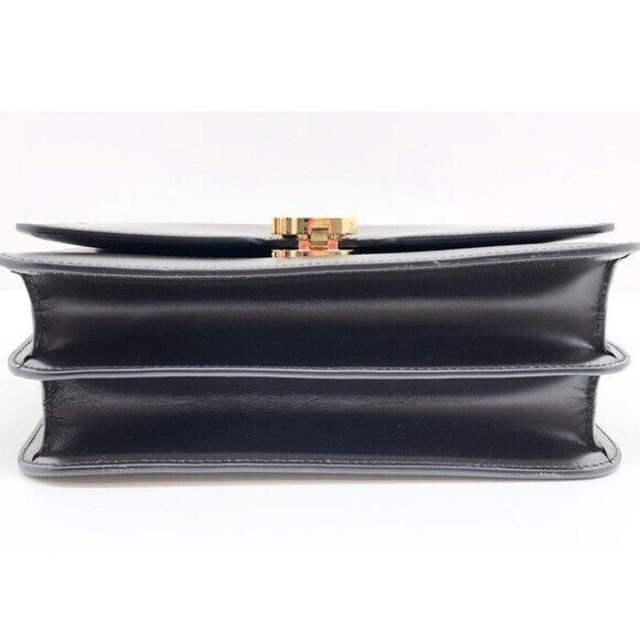Burberry New With Rags TB Logo Medium Black Coffee Leather Burberry New With Rags TB Logo Medium Black Coffee Leather