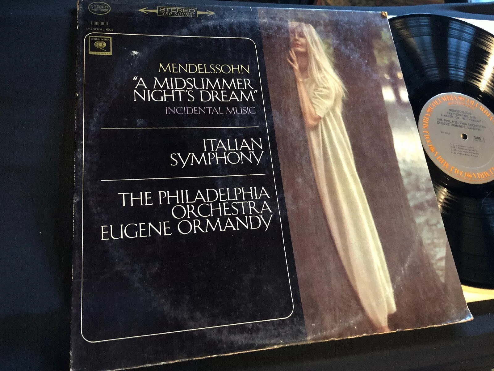 Mendelssohn Italian Symphony A Midsummer Night's Dream Incidental Music plays EX