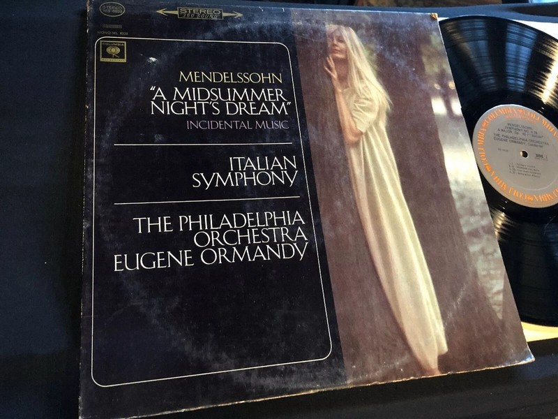 Mendelssohn Italian Symphony A Midsummer Night's Dream Incidental Music plays EX