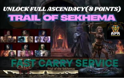  Path of exile 2 0.5  RUNES OF ALDUR CARRY ASCENDANCY 4 GET FULL 8 POINTS