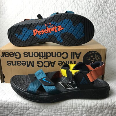 Nike ACG Air Deschutz + Cross Sandals Men's SZ 14 Dark Teal Green