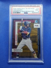 2024 Topps Chrome Silver Pack LUIS GUANIPA PSA 9 Gold Refractor card #/50