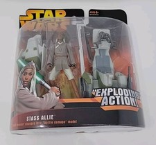 Stass Allie  Barc Speeder Star Wars Revenge Of The Sith Action Figure Set 2005