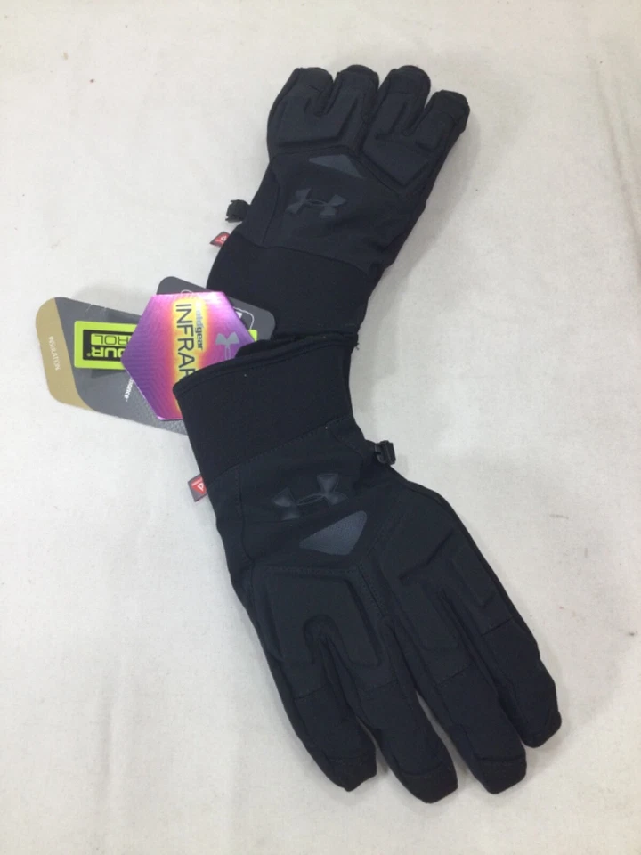Under Armour Cold Gear Infrared Primaloft Gloves BLACK Size Medium Scent Control - Image 2 of 3