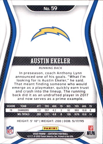 2020 Panini NFL Football 🏈 Card Brands YOU PICK from Various 2020 Panini 🏈 - Picture 105 of 373