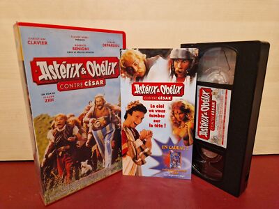 Asterix & Obelix Contre Cesar - FRENCH PAL VHS Video Tape (T119)