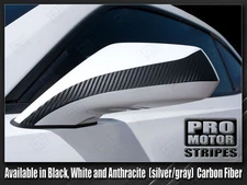 Chevrolet Camaro Side Mirror Stripes Carbon Fiber Vinyl 2014 2015 Pro Motor