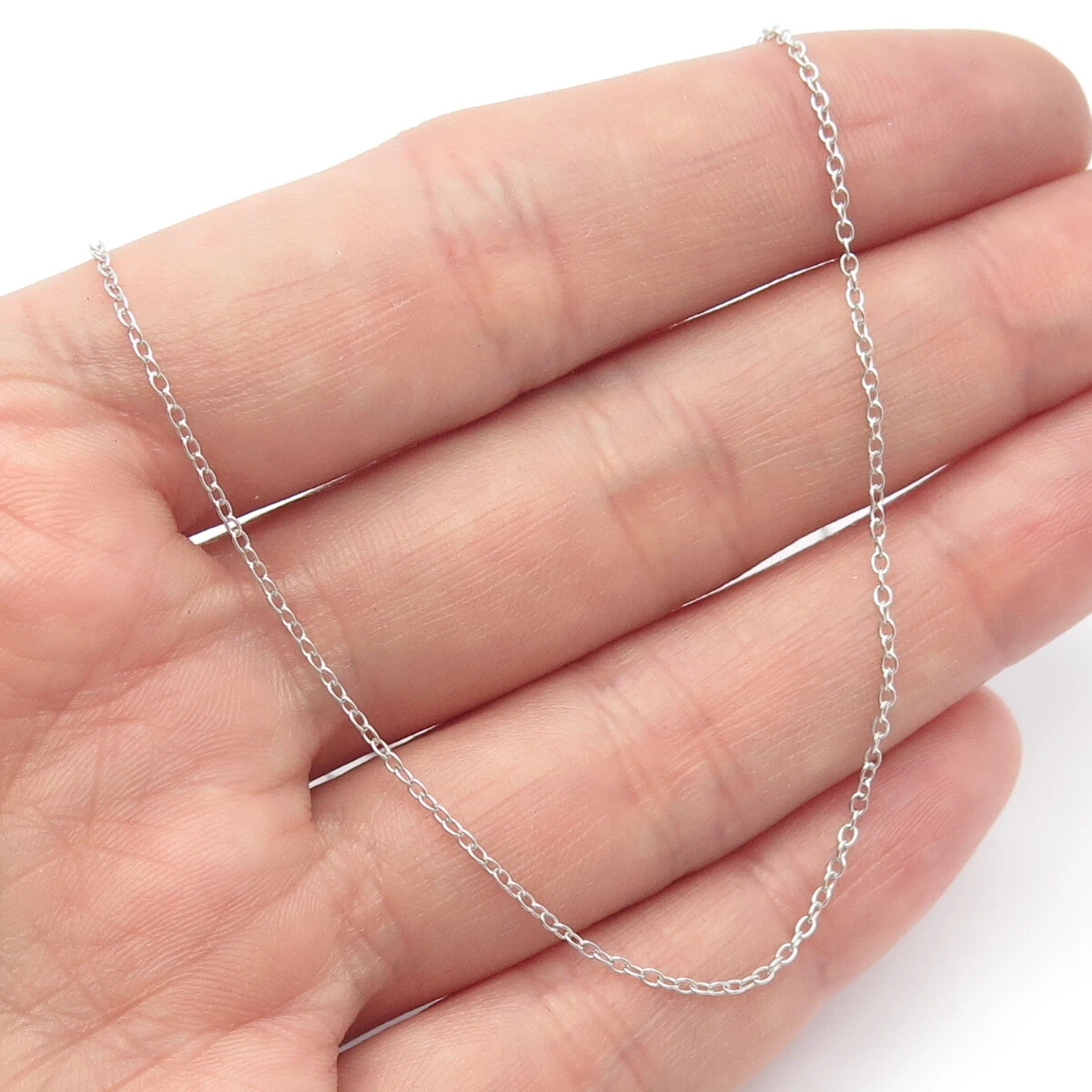 Very thin store silver chain