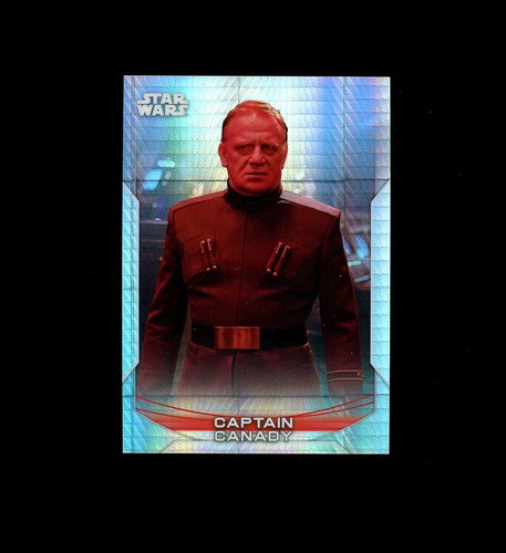 STAR WARS Topps Chrome REFRACTOR SP CAPTAIN CANADY /299 | eBay