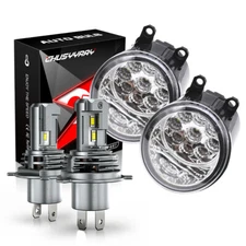 4000LM LED Headlight Hi-Lo Beam Bumper Fog Light For TOYOTA HIGHLANDER 2008-10