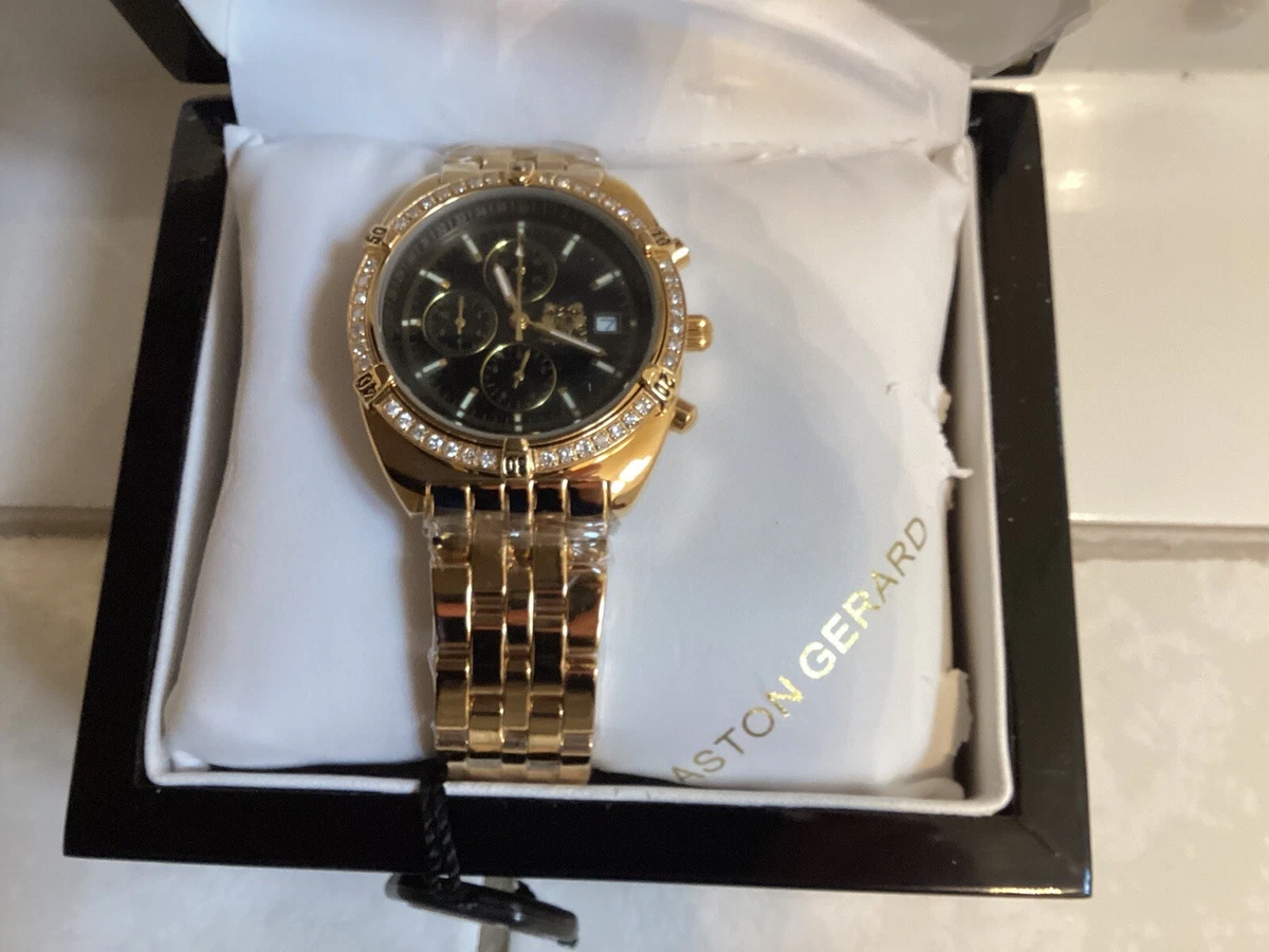 Aston gerard gold plated best sale watch