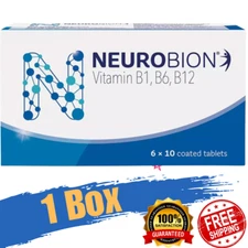 1 X Neurobion 60's Vitamin B1, B6, B12 Improves Nerve Health & Function
