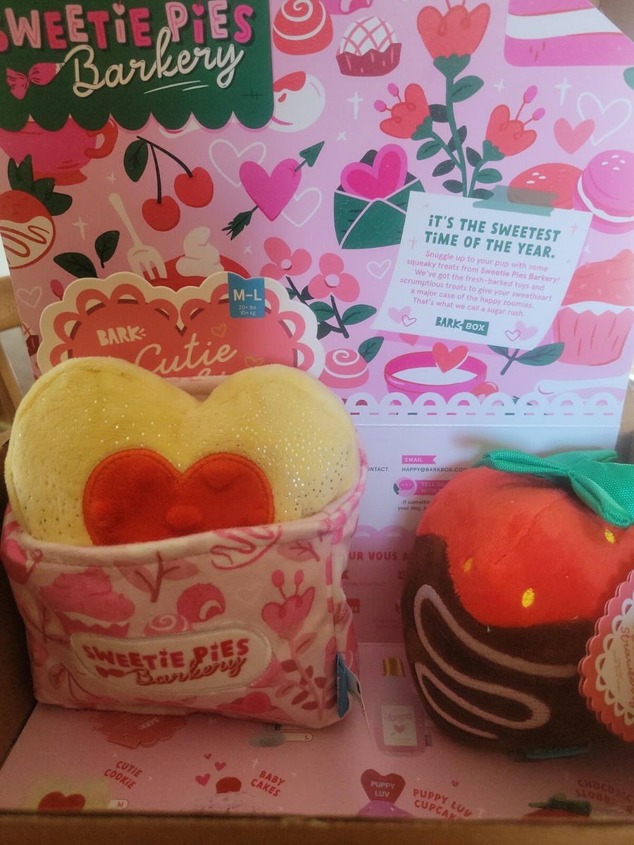 Bark Box Sweetie Pies Bakery Box NEW Strawberry Barkery NIB