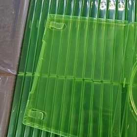 Lot Of 100 New XBOX 360 Translucent Clear Green Replacement Cases US Stock