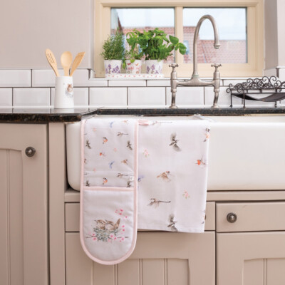 Wrendale Designs gefiederte Freunde Küche Textil Backofen Handschuh Schürze oder Geschirrtuch